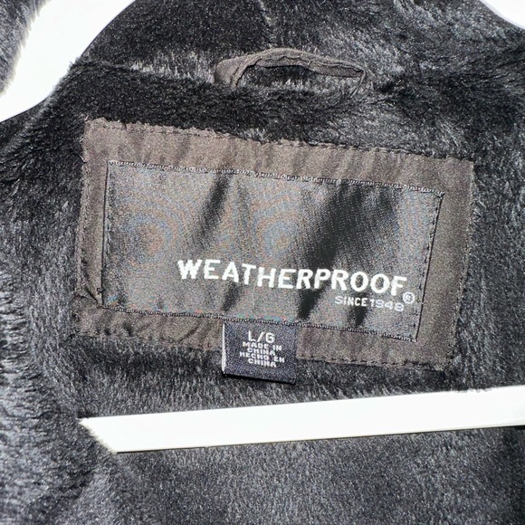 Weatherproof women’s Jacket plush‎ lined black size Large - Picture 2 of 3